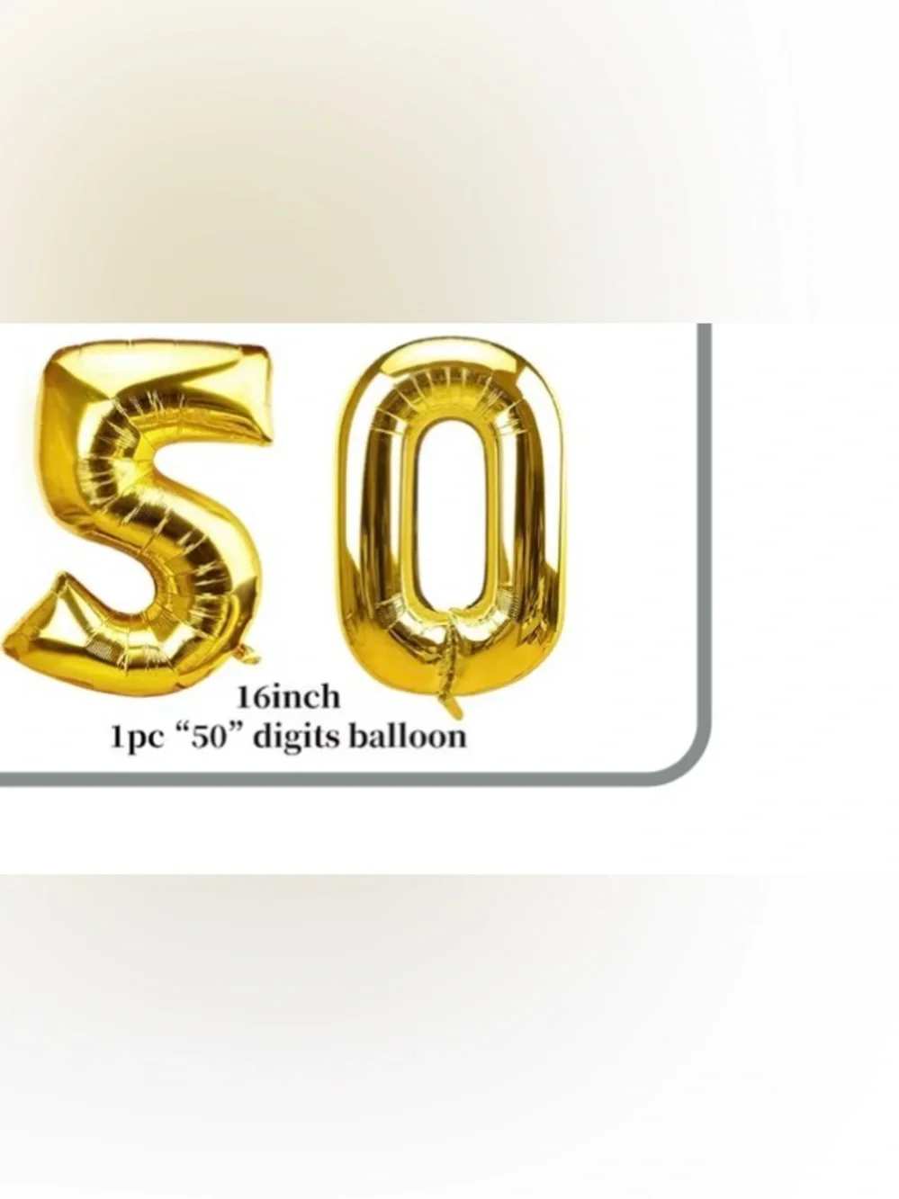 New 50th Birthday Party Decoration Kit